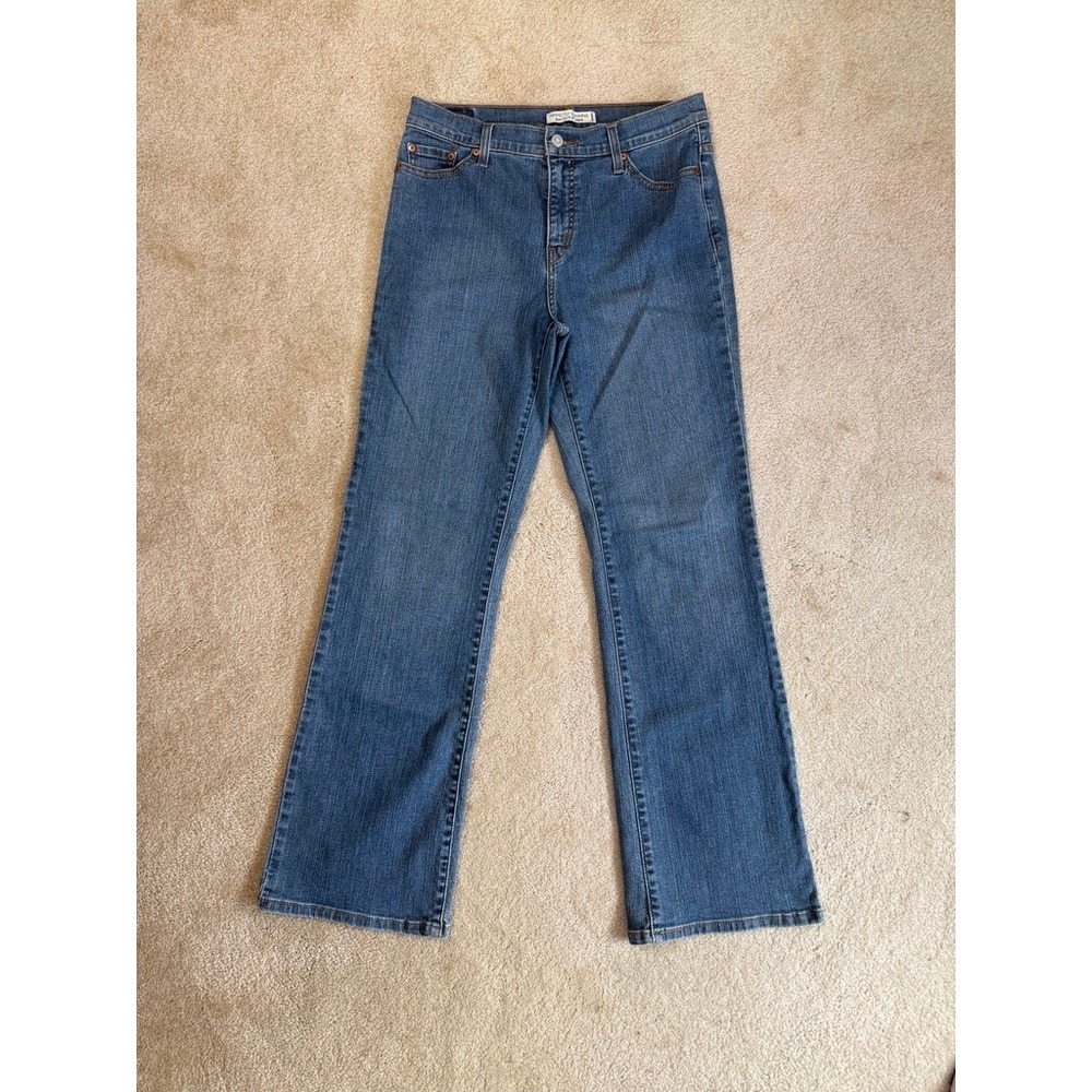 Levi's 512 Perfectly Slimming Bootcut Jeans Women's 12 Medium 31x32 Stretch